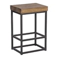 thumbnail image 1 of Kosas Home Reclaimed Pine & Iron Porter Counter Stool, Rustic Mahogany/Antiqued Bronze Iron, 1 of 10