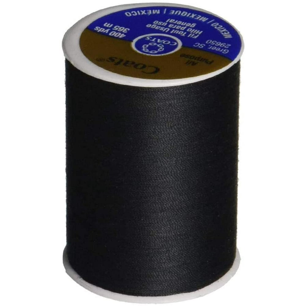 Dual Duty All-Purpose Thread, Black, 400 Yards/1 Spool of Thread ...