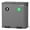 Gray, variant on Dual Compartment Kitchen Trash Can, 2 x 10.5 Gallon Stainless Steel Garbage & Recycling Bin Combo for Kitchen, Soft Close Lids, Odor Proof, Hands Free