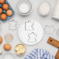 thumbnail image 6 of Stainless Steel Fondant Biscuit Cookie Cutter Cake Pastry Cookie Cutter Puzzle Mold 8 Pcs,8 x biscuit shapes,silver, 6 of 6