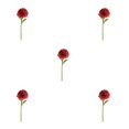thumbnail image 3 of Baohd 1/2/3/5 10pack/lot Realistic Appearance Artificial Flower For Party Decor And Home Decor Deep Coffee 5PCS, 3 of 6