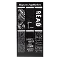 thumbnail image 2 of Christian Art Gifts Set of 6 Black and White Gospel Salvation Inspirational Magnetic Bible Verse Bookmark with Scripture, Size Small 2.3" x .75", 2 of 4