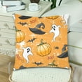 thumbnail image 3 of MKHERT Funny Halloween Pattern Pillowcase Pillow Protector Cushion Cover 18x18 inch,Set of 2, 3 of 3