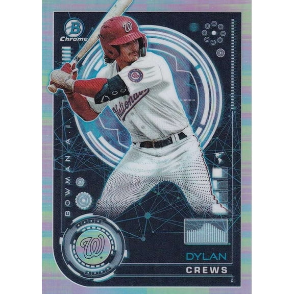 MLB 2024 Bowman Baseball Bowman AI Dylan Crews BAI-13 (Rookie)