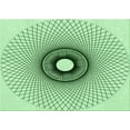 thumbnail image 1 of Ahgly Company Machine Washable Indoor Rectangle Transitional Mint Green Area Rugs, 2' x 4', 1 of 7