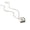 B, variant on Square Hands Holding Pendant Necklace with Stainless Steel for Inspirational Unity