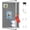Gray Felt, variant on 36"x24" Enclosed Bulletin Board Tamper-Proof Dispaly Case, Black Aluminium Frame, Shatter Resistant Lockable Bulletin Board, Enclosed Cork Board for School, Office,Commercial,Hospital etc