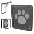 Pet Screen Lockable Flaps Door Lock Auto Gate Dog Cat Window