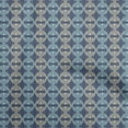 thumbnail image 1 of oneOone Rayon Blue Fabric Damask Sewing Craft Projects Fabric Prints By Yard 56 Inch Wide, 1 of 5