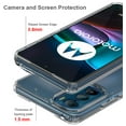 thumbnail image 3 of Clear Case for Motorola Edge 30, Aquaflex Semi-Flexible TPU [Shock Absorbing] Transparent Phone Cover for Moto XT2203 Series, 3 of 5