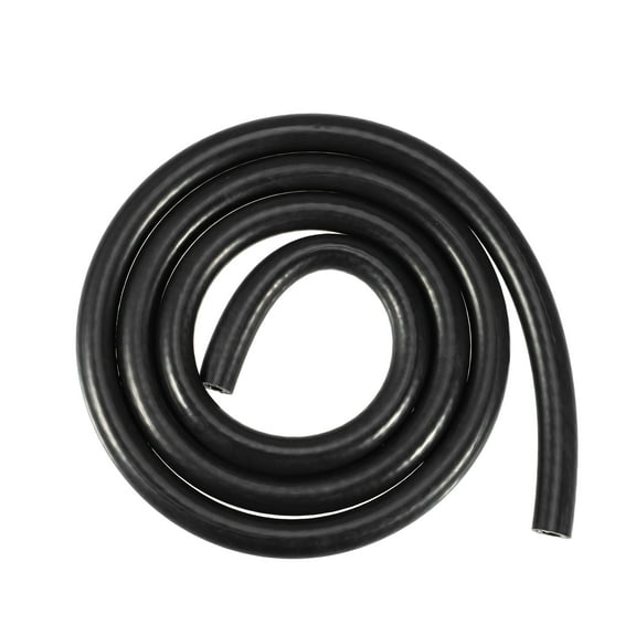 Unique Bargains Silicone Vacuum Tubing Hose Line Automotive Vacuum Hose Engine Air Intake Black ID 8mm 4.92ft Length