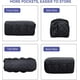 thumbnail image 5 of Armchair Caddy, Waterproof Sofa Armrest Organizer, Non Slip Recliner Organizer, Remote Holder for Recline, Recliner Caddy with Pockets Storage for TV Remote, Phone, Magazine (Black), 5 of 5