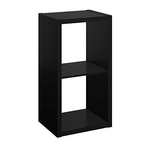 ClosetMaid 4540 Decorative Open Back 2Cube Storage Organizer, Black
