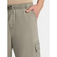 thumbnail image 3 of No Boundaries Men's & Big Men's Baggy Wide Leg Cargo Pants, Sizes XS-5XL, 3 of 3