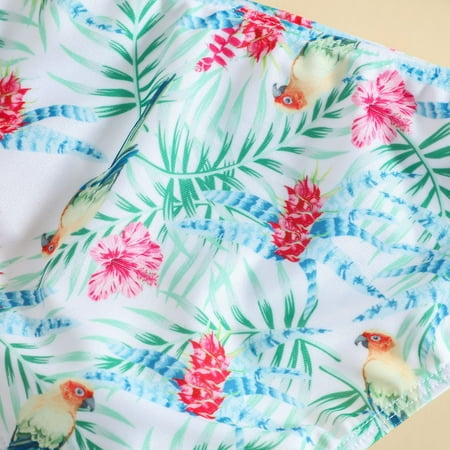 

nsendm Kids Toddler Baby Girls Spring Summer Strawberry Print Cotton Sleeveless Beach Swimwear Swimsuit Clothes Girls Swim Wear Swimwear White 3-4 Years