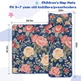 thumbnail image 5 of Pioneer Flower Floral Print Pattern Toddler Nap Mats for Kids Preschool,Sleeping Mat Bag or Kids,Toddler Sleeping Bag,Toddler Nap Mat or Daycare, 5 of 6