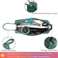 thumbnail image 6 of Multiple Hair Tools Travel Bag for Hair Dryer, Large Capacity Hair Tool Organizer for Travel, Portable Carrying Case, Green, 6 of 13