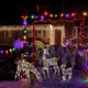 thumbnail image 5 of Adorno navideño de hierro con forma de alce y ciervo y luces para decoración navideña para el hogar, reno brillante para exteriores, Año Nuevo 2024, 5 of 5