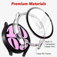 thumbnail image 3 of KANCOKIT For Samsung Galaxy Watch 6 Hard Case Tempered Glass Screen Protector Cover Bling, 3 of 10