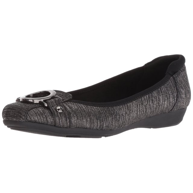 Zapato Bailarín Umeko Sport de Anne Klein para Mujer, Color Estaño, Talla 10 M