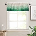 thumbnail image 3 of Green Botanical Valances for Windows Farmhouse Kitchen Curtains Valances Rod Pocket Valance Curtains for Kitchen Windows Spring Summer Farmhouse Retro Beige Window Valances for Bathroom 54"x18", 3 of 6