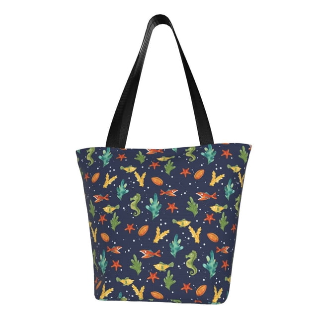 Disketp Shells and Seaweed Bolsa de Hombro Casual para Mujer, Bolso Cruzado para Compras, Viajes y Uso Diario
