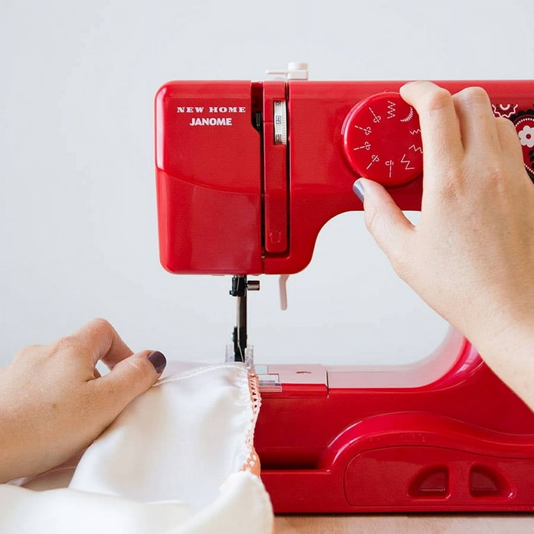 Janome Basic 10-Stitch Portable Sewing Machine with Top Drop-In