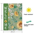 thumbnail image 5 of Spring Summer Sunflower Garden Flag 28x40 Inch Double Side for Outdoor Courtyard Garden Decor Flowers Welcome Holiday Flag for Outside Decoration, 5 of 6