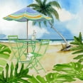 thumbnail image 2 of Escobedo, Mary  15x15 Gold Ornate Wood Framed with Double Matting Museum Art Print Titled - Beachside Dining 1, 2 of 4