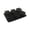 Black3, variant on HEWANG 6 Cavity DIY Silicone Mousse Mold Round Chocolate Cake Molds Square Scented Candle Mould for Cake Cupcake Dessert Decorations