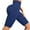 Navy #729, variant on Bovemsi Women's Tummy Control Biker Shorts - Hip Lifting High Waisted, Textured Compression Tight Fit Peach Yoga Workout Athletic Leggings