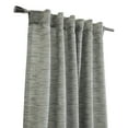 thumbnail image 3 of Habitat Odessa Light Filtering Dual Header Curtain Panel 52 x 84 in Grey, 3 of 6