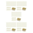 thumbnail image 1 of pitrice 130pack/lot Multifunctional Paper Clips Bookmarks And Document Binding Exquisite Bookmark Clips 5Set, 1 of 6