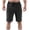 Black, variant on ZZwxWA Cargo Shorts for Men Weekly Fashion Workwear Holiday Beach Clothing Printed Summer Male Trousers Sports Elastic Plus Size Short Pants Quick-Dry Oversize Shorts Casual Drawstring Pants