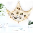 thumbnail image 5 of Rawiri Red de pesca de 200 cm x 150 cm con conchas, decoración temática de playa para fiesta, hogar, sala de estar, dormitorio, decoración de estilo mediterráneo, decoración de pared (blanco), 5 of 5