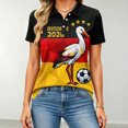 thumbnail image 5 of Women's Football Graphic T-Shirt, Women's Fashion Printed Short Sleeve Sports Top, Casual Athletic Workout Tee for Soccer Tournament 2026 Watermelon Red Size: 2XL, 5 of 5