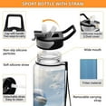 thumbnail image 4 of Dolphins 32oz Water Bottles with Straw Tritan Leakproof Sports Bottle BPA Free Clear for Fitness Gym Swimming Cycling, 4 of 7