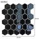 thumbnail image 5 of Adhesivo para Cocina, Adhesivos para Azulejos para Baño, Adhesivo para Azulejos Impermeable, Adhesivo Decorativo para Pared, Azulejos, 2 Piezas, Versalles, 5 of 5