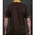 thumbnail image 4 of Unisex Short Sleeve Chef Coat with Pocket Great for Restaurant and Kitchen Uniforms for Both Men and Women Coffee L, 4 of 4