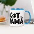 thumbnail image 4 of CafePress - Cat Mama Mugs - 11 oz Ceramic Mug - Novelty Coffee Tea Cup, 4 of 6