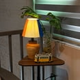 thumbnail image 3 of Kiven Cordless Table Lamp, Dimmable LED Vase Lamp with Raffia Lampshade, Brown Rattan Pot, 1-Light Rechargeable Nightstand Lamp for Office Reading Home Decor Bedside TD0752, 3 of 7