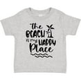 thumbnail image 3 of Inktastic Spring Break the Beach is My Happy Place Boys or Girls Toddler T-Shirt, 3 of 5