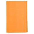 thumbnail image 2 of 84" Orange Round Plastic Table Cover, Party Table Cover, Reusable (PEVA) (Orange), 2 of 2