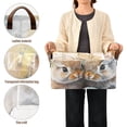 thumbnail image 6 of Bunnies Easter Eggs Storage Bins with Handles Foldable Storage Baskets for Shelves Organizer Cloth Baskets, 6 of 8