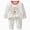 boy outfits-White, variant on TOWED22 Toddler Boys Fall Winter Outfits Long Sleeve Printed Pullover Sweatshirt Elastic Waist Sweatpants Cozy Clothes 2 Piece Set(Beige,18-24 M)
