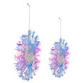 thumbnail image 2 of 2 Pcs Nativity Decor Snowflake Tree Ornaments Winter Tree Ornaments Iridescent Hanging Ceiling Ornament Xmas Snowflake Decor, 2 of 3