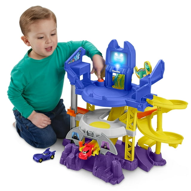 Set de juego para pista de carreras de coches de juguete Fisher-Price DC Batwheels