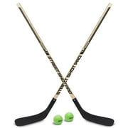 GoSports Hockey Street Sticks - Premium Wooden Hockey Sticks for Street Hockey (Hockey-Street-Sticks-2)