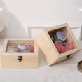 thumbnail image 2 of Lockable Decorative Wooden Storage Box Craft Souvenir DIY Organizer Removable Tray Dividers Gift Storage Container, 2 of 7