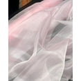 thumbnail image 3 of Sheer Organza Fabric by the Yard for Sewing Fashion Wedding Dress DIY Event Decorations, 60’’ Wide Sparkle Silky Crystal Organza Fabric (Baby Pink, 50 Yard), 3 of 5